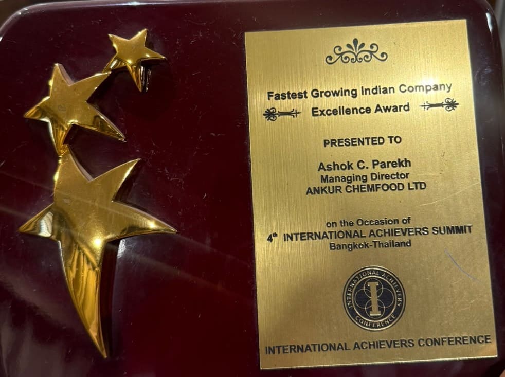 Fastest Growing Indian Company Excellence Award