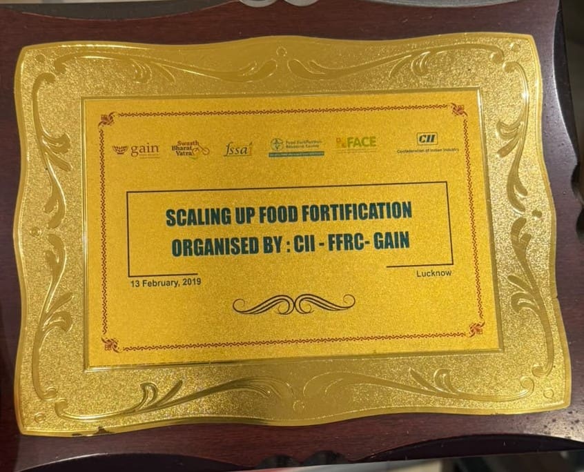 Scaling Up Food Fortification recognition, CII-FFRC-GAIN