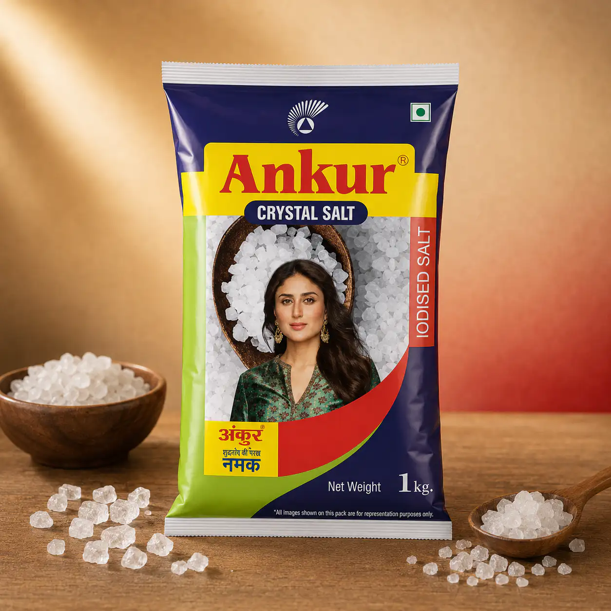 Crystal Salt: Refined Iodised Crystal Salt